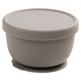 Dailylike Bon Bon 矽膠吸盤學習碗, 可可色, 1個