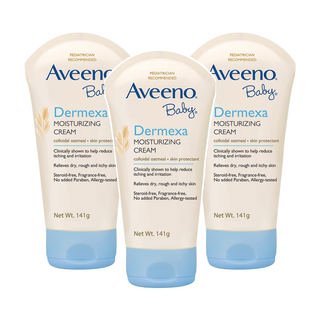 Aveeno baby 嬰兒燕麥益敏修護霜, 141g, 3條