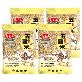 馬玉山 五穀米, 3kg, 4包