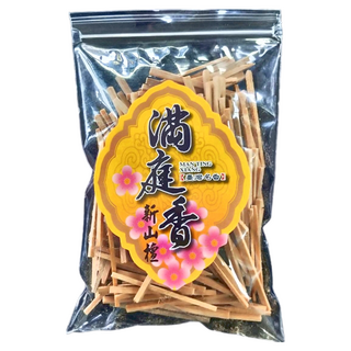 滿庭香 新山檀香棒，長4-5公分，100公克, 1包