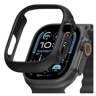 SINJIMORU 全包覆一體式硬殼智慧手錶保護殼, 黑色, 1個