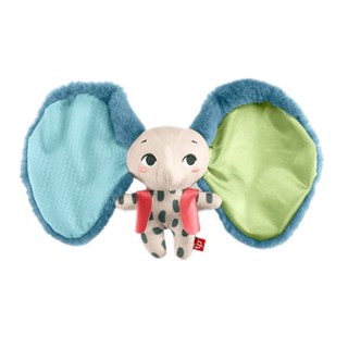 Fisher-Price 費雪 安撫玩偶 3個月以上適用, 31.8 x 17.8cm, 可愛小象, 1個