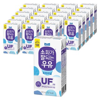 Maeil 原味低乳糖牛奶, 190ml, 24入