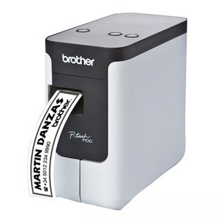brother 兄弟牌 台灣公司貨 簡易型高速財產條碼標籤印字機, PT-P700, 1台