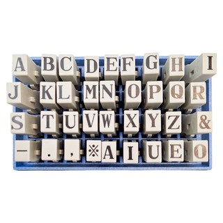 Shachihata 寫吉達 英文連結章, 白色, 1組