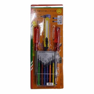 東久 9PC工具組 精密螺絲刀套裝, CF5006, 1組