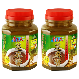 貴夫人 特級芝麻醬, 520g, 適用於大餅、饅頭、涼麵、土司等, 2罐