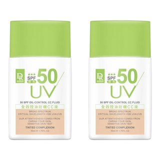 DR.HSIEH 達特醫 全效控油防曬CC液 SPF50 輕盈不油膩, 潤色, 50ml, 2瓶
