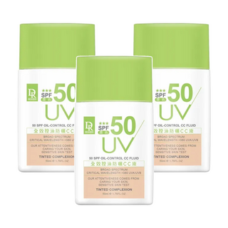 DR.HSIEH 達特醫 全效控油防曬CC液 SPF50 輕盈不油膩, 潤色, 50ml, 3瓶