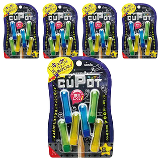 SONIC 6入筆蓋 SK-8572-BB 45 x 10 x 10mm, 亮彩, 5組