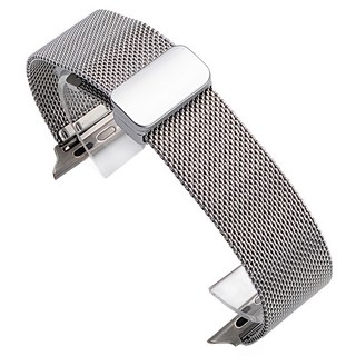 Apollo Life 阿波羅 蘋果錶帶 米蘭不鏽鋼, 銀色, 1條