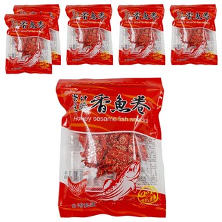 Chiao-E 巧益 香魚卷 蜜汁芝麻, 190g, 6包