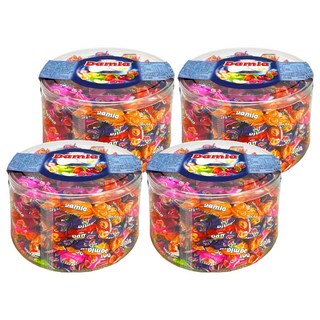 岱瑪菈 什錦軟糖 各類水果香氣 Q彈口感 不黏膩, 1kg, 4罐