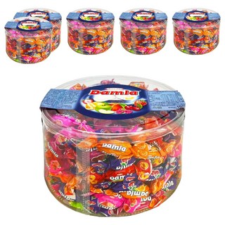 岱瑪菈 什錦軟糖 各類水果香氣 Q彈口感 不黏膩, 1kg, 6罐