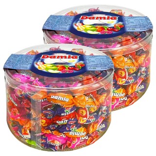 岱瑪菈 什錦軟糖 各類水果香氣 Q彈口感 不黏膩, 1kg, 2罐