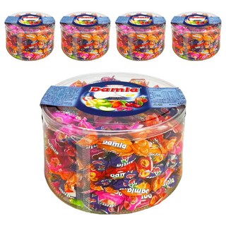 岱瑪菈 什錦軟糖 各類水果香氣 Q彈口感 不黏膩, 1kg, 5罐