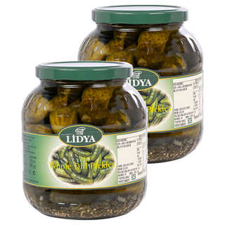 LIDYA 蒔蘿醋漬酸瓜, 1.7L, 2罐