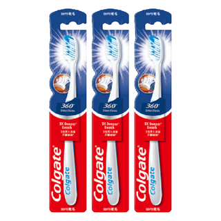 Colgate 高露潔 深層潔淨牙刷, 1入, 3支