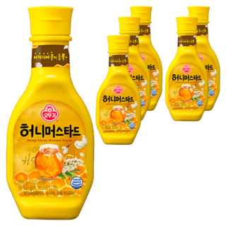 OTTOGI 不倒翁 蜂蜜黃芥末醬, 265g, 6瓶