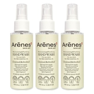 Arenes愛霓思 乾洗手保濕潔淨精華, 100ml, 3瓶