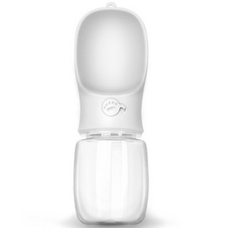 탐사 강아지 물통, 화이트, 1개