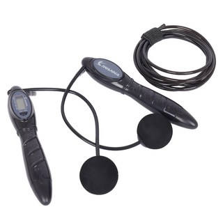 아이워너 2 in 1 디지털 줄넘기, 블랙, 1개