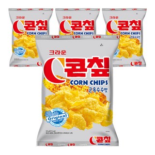 CROWN 皇冠 玉米脆片, 124g, 4包