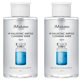 JM solution H9 玻尿酸安瓶卸妝水 Aqua, 500ml, 2個