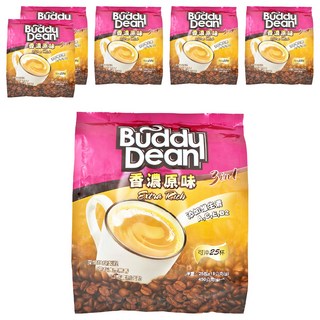 Buddy Dean 巴迪 三合一咖啡 香濃原味 添加多種維生素 泰國原裝進口, 18g, 25包, 6袋