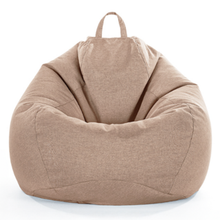 舒適懶骨頭沙發 70 x 80 cm, 淺卡其色