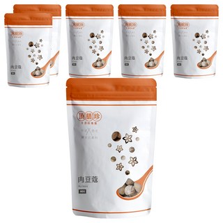 頂膳珍 肉豆蔻 - 辛香料專賣 適用於各式料理 增添風味層次, 80g, 6包