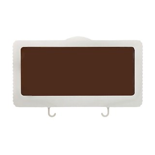 浴室掛鉤手機收納盒, 360度防水, 高透光防霧膜, 觸控屏幕, 1個, 單色