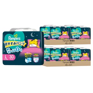 Pampers 幫寶適 巧虎安睡褲/拉拉褲/尿布 9~14kg, L, 240片