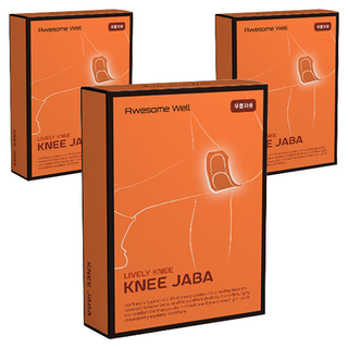 어썸웰 무릎자바 슬개건 무릎보호대, 3개