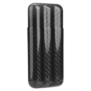 碳纖維雪茄盒 三管裝 60 Ring Gauge 隨機 135g