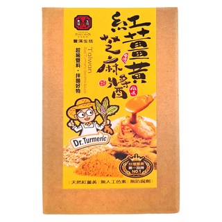 豐滿生技 調理紅薑黃芝麻醬包 4包, 35g, 1盒