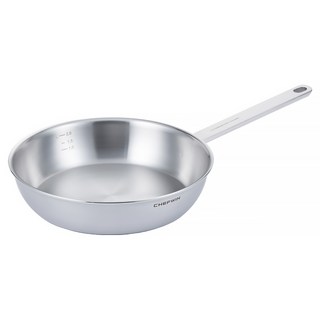 CHEFWIN 316 STS銅芯不鏽鋼平底鍋 IH電磁爐適用, 26cm, 1個