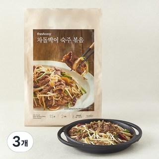 프레시지 차돌박이 숙주 볶음 2인분, 401g, 3개