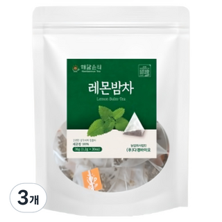 Haedameun Tea 檸檬香蜂草茶包, 1.2g, 3個, 30入