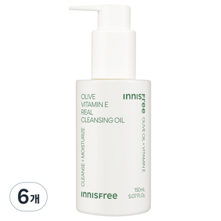 INNISFREE 橄欖維他命E真卸妝油, 6個, 150ml