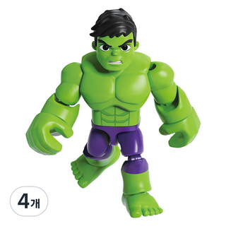 BLOKEES 布魯可 蜘蛛人與他神奇的好朋友 公仔 AL02 浩克, 4個