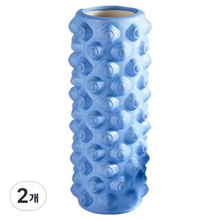 瑜珈按摩滾筒 30 x 10cm, 點式藍色, 2個