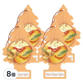 Little Trees 小樹香片 香氛卡, 7g, 8個, 蜜桃蘇打