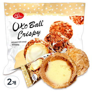 뉴트리오코 볼 크리스피 밀크맛, 300g, 2개