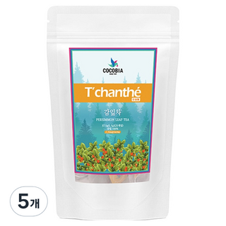 TChanthe 傳統茶 柿葉茶 三角茶包, 5個, 25入, 1.5g