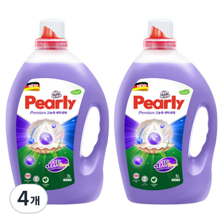 펄리 뉴 딥클린 9중효소 액상세제 3L, 4개