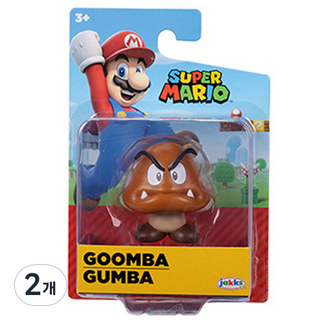 jakks PACIFIC 超級瑪利歐 任天堂 庫巴公仔 6.3cm 40537, 2個