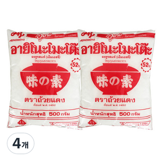 AJINOMOTO 味之素 味精, 500g, 4包