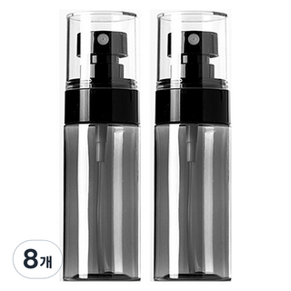 선동상사 미스트 스프레이 용기 50ml, 8개, 블랙