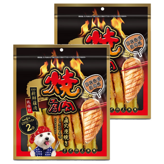 燒肉工房 狗零食 全犬種用 14支 2袋入, 香滑起司捲, 2包